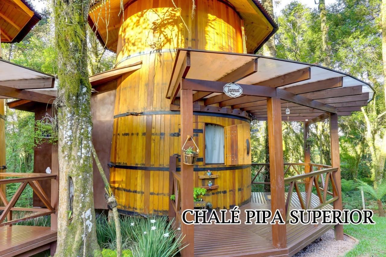 Chale Tematico Em Pipa De Vinho - Parada Da Pipa Chales กาเนรา ภายนอก รูปภาพ