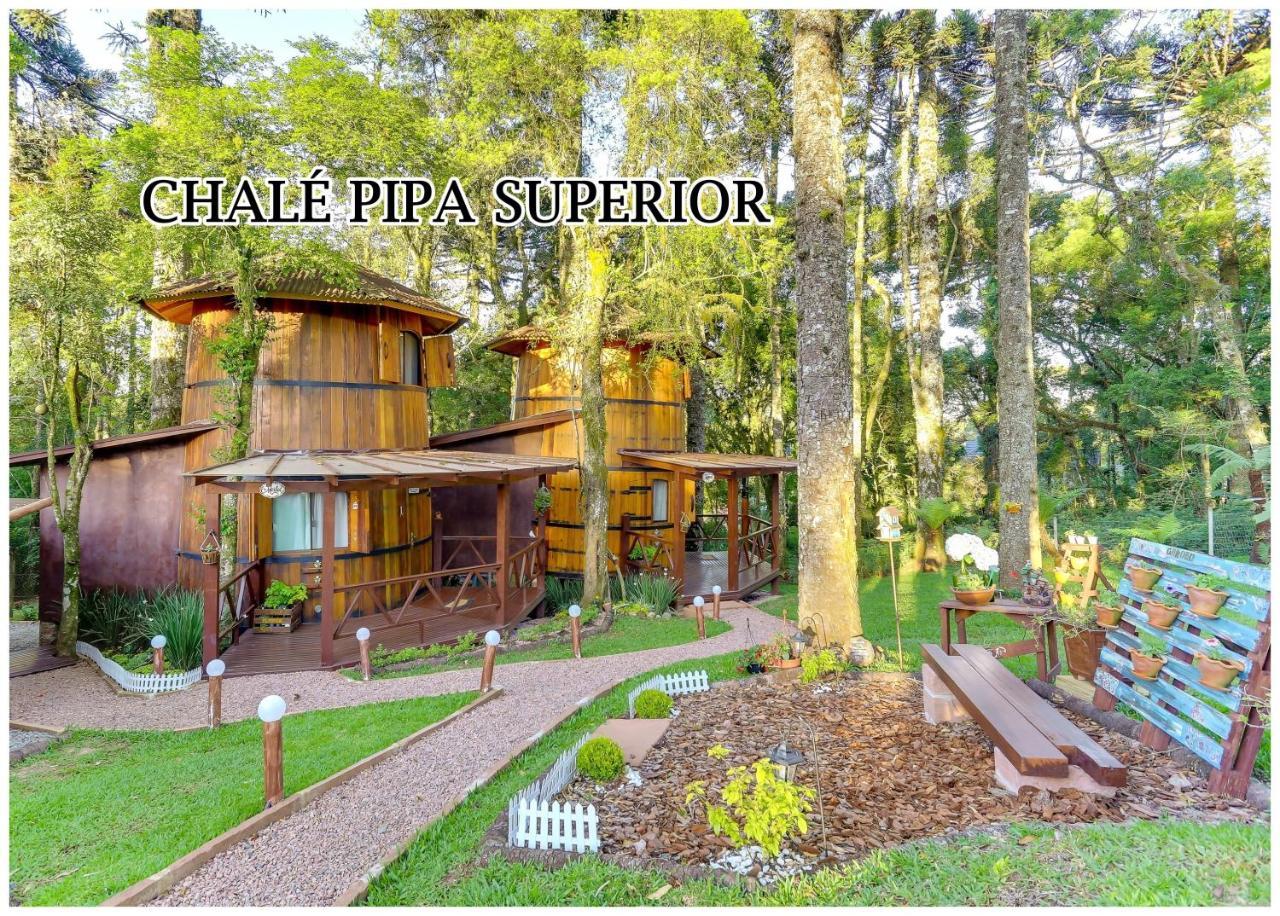 Chale Tematico Em Pipa De Vinho - Parada Da Pipa Chales กาเนรา ภายนอก รูปภาพ